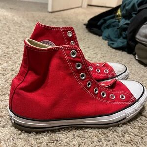 unisex red converse